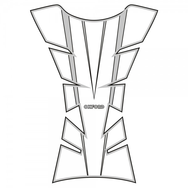 Oxford OXFORD SHEER ARROW TANK PAD SILVER
